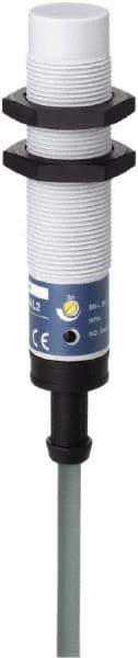 Telemecanique Sensors - 8mm Detection, Cylinder, Capacitive Proximity Sensor - IP67, 24 to 240 VAC, M18x1 Thread, 78mm Long - Exact Tool & Supply