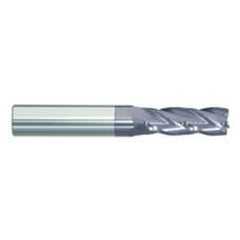 1/2" Dia. - 4" OAL - CBD - High Spiral HP End Mill - 4 FL - Exact Tool & Supply