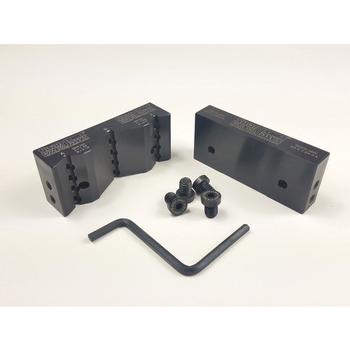 ‎5/8-4″ 4″ Vertical Vee Jaw 1 Set - Exact Tool & Supply