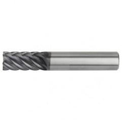 3/8x3/8x7/8x2-1/2 6FL Square Carbide End Mill-Round Shank-AlTiN - Exact Tool & Supply