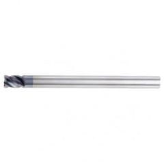 1/2x1/2x5/8x5 4FL Square Carbide End Mill-Round Shank-TiAlN - Exact Tool & Supply