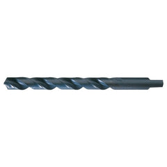 17/32 RHS / RHC HSS 118 Degree Radial Point Automotive Tanged Shank Drill - Steam Oxide - Exact Tool & Supply