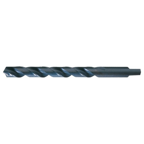 F RHS / RHC HSS 118 Degree Radial Point Automotive Tanged Shank Drill - Steam Oxide - Exact Tool & Supply
