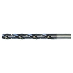 #1 RHS / RHC HSS 135 Degree Split Point Heavy Duty Jobber Drill - TiCN - Exact Tool & Supply