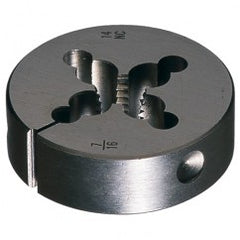 ‎1/2-14 NPT 2″ OD Carbon Steel Round Adjustable Die - Taper Pipe - Exact Tool & Supply