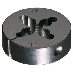 ‎3/8-18 NPT 2″ OD Carbon Steel Round Adjustable Die - Taper Pipe - Exact Tool & Supply