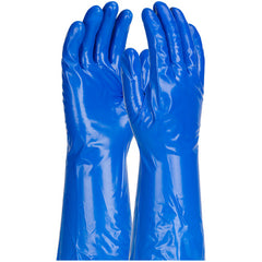 ‎50-NKH11/L Nitrile Gloves - Assurance Unsupport Nitrile/Ketone - Blue - 11 Mil - 13 In - Unlined - Exact Tool & Supply