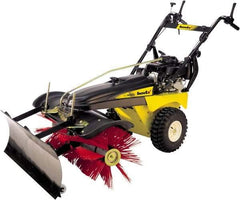 Trynex - 40" Clearing Width Self Propelled Rotary Snow Plow & Brush - 3 Forward Speeds, 1 Reverse Speed, 42-1/2" High x 39.37" Wide x 80" Deep - Exact Tool & Supply
