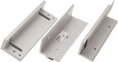 Schlage - 1,500 Lb Capacity, Anodized Aluminum Angle Bracket - Exact Tool & Supply