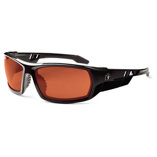 Odin Copper Lens Black Safety Glasses - Exact Tool & Supply