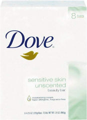 Dove - 4.5 oz Box Bar Soap - White, Unscented - Exact Tool & Supply