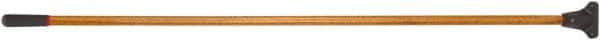 Harper Brush - 60 x 1-1/8" Wood Handle for Laitner Broom Heads - Bolt-On Connection, Tan - Exact Tool & Supply