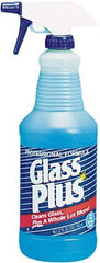 Glass Plus - 32 oz Spray Bottle Floral Glass Cleaner - Use on Glass - Exact Tool & Supply