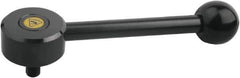 KIPP - 1/2-13, Steel Threaded Stud Adjustable Clamping Handle - 151.5mm OAL, 26mm High - Exact Tool & Supply