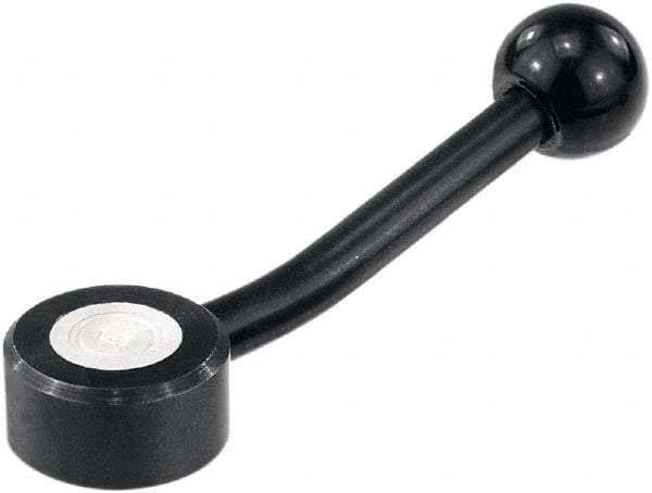 KIPP - M8, Steel Threaded Hole Adjustable Clamping Handle - 116.5mm OAL, 29mm High - Exact Tool & Supply