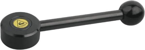 KIPP - 5/8-11, Steel Threaded Hole Adjustable Clamping Handle - 170.5mm OAL, 33mm High - Exact Tool & Supply