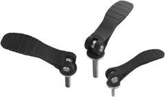 KIPP - #10-32, Fiberglass Reinforced Plastic Threaded Stud Adjustable Clamping Handle - 79.6mm OAL, 23.1mm High - Exact Tool & Supply