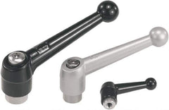 KIPP - M6, Zinc Threaded Hole Adjustable Clamping Handle - 73mm OAL, 49.5mm High - Exact Tool & Supply