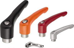 KIPP - 5/16-18, Zinc Threaded Hole Adjustable Clamping Handle - 91mm OAL, 58.5mm High - Exact Tool & Supply