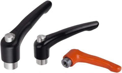 KIPP - 5/16-18, Zinc Threaded Hole Adjustable Clamping Handle - 74.5mm OAL, 45.5mm High - Exact Tool & Supply