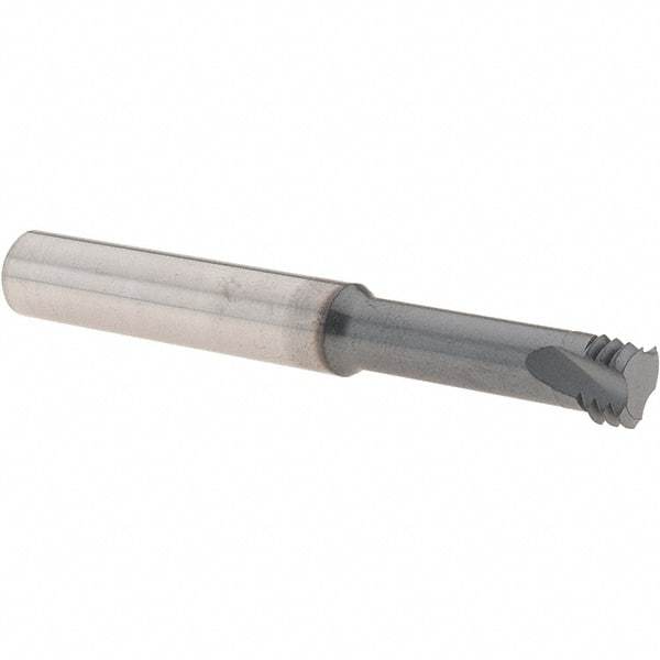 Iscar - 0.312" Cutting Diam, 3 Flute, Solid Carbide Helical Flute Thread Mill - Internal Thread, 0.98" LOC, 2-1/2" OAL - Exact Tool & Supply