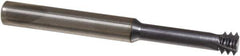 Iscar - 0.2362" Cutting Diam, 3 Flute, Solid Carbide Helical Flute Thread Mill - Internal Thread, 23mm LOC, 58mm OAL, 6mm Shank Diam - Exact Tool & Supply