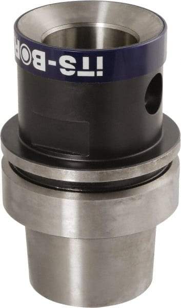 Iscar - HSK63E Outside Taper, MB50 Inside Modular Connection, HSK to MB Taper Adapter - 66mm Projection, 50mm Nose Diam, Through Coolant - Exact Tool & Supply