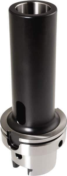 Iscar - HSK100A Outside Taper, MT5 Inside Taper, HSK to Morse Taper Adapter - 200mm Projection, 63mm Nose Diam - Exact Tool & Supply