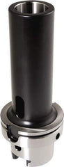 Iscar - HSK100A Outside Taper, MT5 Inside Taper, HSK to Morse Taper Adapter - 200mm Projection, 63mm Nose Diam - Exact Tool & Supply
