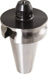Iscar - BT50 Taper Shank 10mm Hole End Mill Holder/Adapter - 35mm Nose Diam, 70mm Projection, Through-Spindle & DIN Flange Coolant - Exact Tool & Supply
