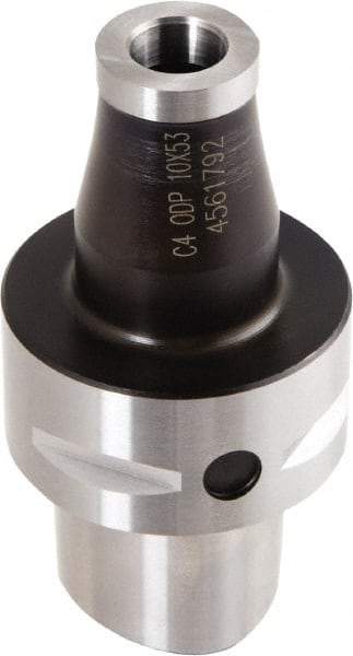 Iscar - C4 Modular Connection 10mm Hole End Mill Holder/Adapter - 18mm Nose Diam, 53mm Projection, Through-Spindle Coolant - Exact Tool & Supply