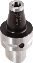 Iscar - C4 Modular Connection 10mm Hole End Mill Holder/Adapter - 18mm Nose Diam, 53mm Projection, Through-Spindle Coolant - Exact Tool & Supply