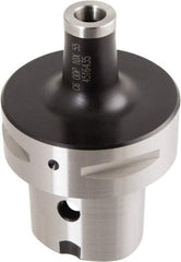 Iscar - C6 Modular Connection 10mm Hole End Mill Holder/Adapter - 18mm Nose Diam, 55mm Projection, Through-Spindle Coolant - Exact Tool & Supply