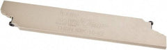 Iscar - Neutral Cut Indexable Grooving Cartridge - TIGER-IQ Insert Style - Exact Tool & Supply