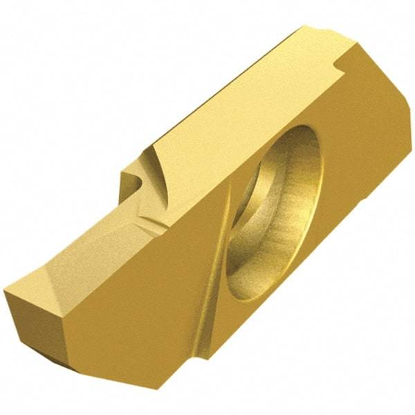 Iscar - SCIL22250 P IC1008 Grade, 0.0984" Cutting Width, Carbide Cutoff Insert - Neutral Lead Angle, 0.002" Cnr Rad, TiAlN/TiN Coated, Single End - Exact Tool & Supply