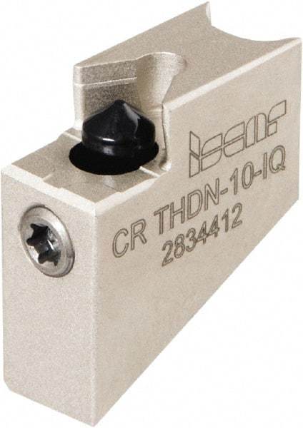 Iscar - Neutral Cut Indexable Grooving Cartridge - TIGER-IQ Insert Style - Exact Tool & Supply