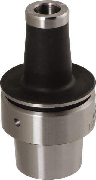 Iscar - HSK40E Taper Shank 10mm Hole End Mill Holder/Adapter - 18mm Nose Diam, 53mm Projection, Through-Spindle Coolant - Exact Tool & Supply