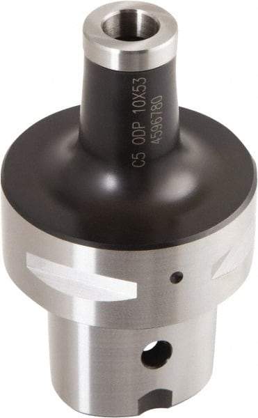Iscar - C5 Modular Connection 10mm Hole End Mill Holder/Adapter - 18mm Nose Diam, 53mm Projection, Through-Spindle Coolant - Exact Tool & Supply