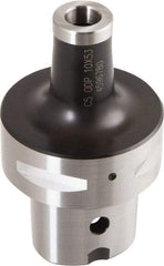 Iscar - C5 Modular Connection 10mm Hole End Mill Holder/Adapter - 18mm Nose Diam, 53mm Projection, Through-Spindle Coolant - Exact Tool & Supply
