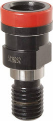 Iscar - BT40 Taper, M16x2 Thread, 15° Angle Radius, Standard Retention Knob - 2.2047" OAL, 63/64" Knob Diam, 1.1024" from Knob to Flange, 0.6693" Pilot Diam - Exact Tool & Supply