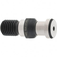 Iscar - DIN69871-40 Taper, M16x2 Thread, 15° Angle Radius, Standard Retention Knob - 2-1/8" OAL, 3/4" Knob Diam, 1.0236" from Knob to Flange, 0.6693" Pilot Diam - Exact Tool & Supply