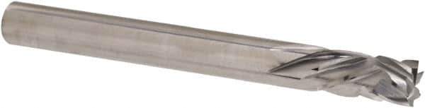 Iscar - 6mm Cutting Diam x 12mm Length of Cut, 6 Flute, Compression Spiral Router Bit - Uncoated, Right Hand Cut, Solid Carbide, 57mm OAL x 6mm Shank Diam, Square End - Exact Tool & Supply