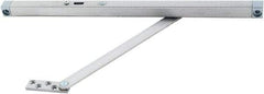 GLYNN-JOHNSON - 39" OAL x 23-3/4" Wide, 195 Lb Capacity, Stainless Steel Lid Stay - Center, 1/2" Mounting Hole Diam, 110° Max Opening, Satin Stainless Steel - Exact Tool & Supply