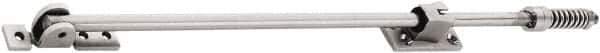 GLYNN-JOHNSON - 39" OAL x 23-5/16" Wide, 195 Lb Capacity, Stainless Steel Lid Stay - Center, 1/2" Mounting Hole Diam, 110° Max Opening, Aluminum Satin Stainless Steel - Exact Tool & Supply