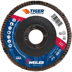 ‎4-1/2 Saber Tooth High Density Ceramic Abrasive, 60C, 7/8″ Arbor Hole - Exact Tool & Supply