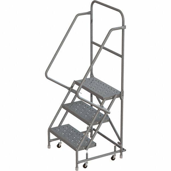 TRI-ARC - Rolling & Wall Mounted Ladders & Platforms Type: Rolling Warehouse Ladder Style: Rolling Platform Ladder - Exact Tool & Supply