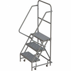 TRI-ARC - Rolling & Wall Mounted Ladders & Platforms Type: Rolling Warehouse Ladder Style: Rolling Platform Ladder - Exact Tool & Supply