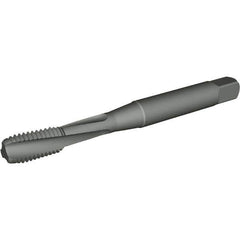 Kennametal - #6-40 UNF 3 Flute 2B/3B Modified Bottoming Spiral Flute Tap - Powdered Metal, TiN/CrC/C Finish, 50.6mm OAL, Right Hand Flute, Right Hand Thread, H2, Series T662 - Exact Tool & Supply