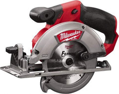 Milwaukee Tool - 12 Volt, 5-3/8" Blade, Cordless Circular Saw - 3,600 RPM, Lithium-Ion Batteries Not Included - Exact Tool & Supply