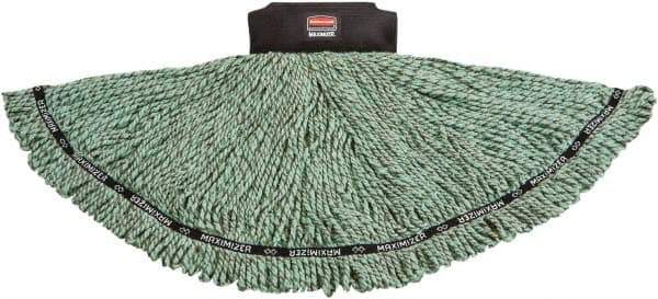 Rubbermaid - Black Head Band, Medium Microfiber Loop End Mop Head - Exact Tool & Supply